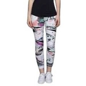 Lululemon Hightimes Pant Full on Luon Pigment Wave Multi Biggie Size 4